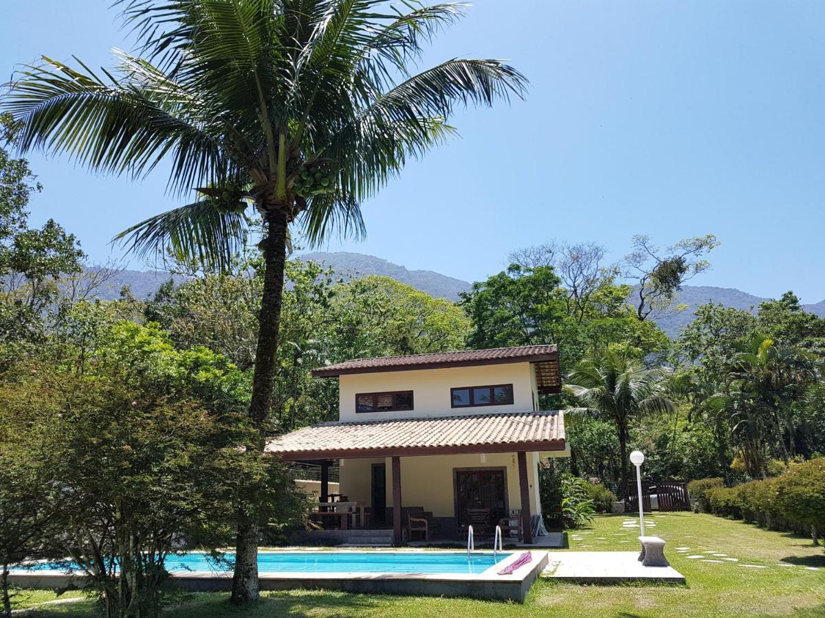 Casa da Josie em Maresias com piscina no pé da Mata Atlântica - 4 quartos Exterior foto